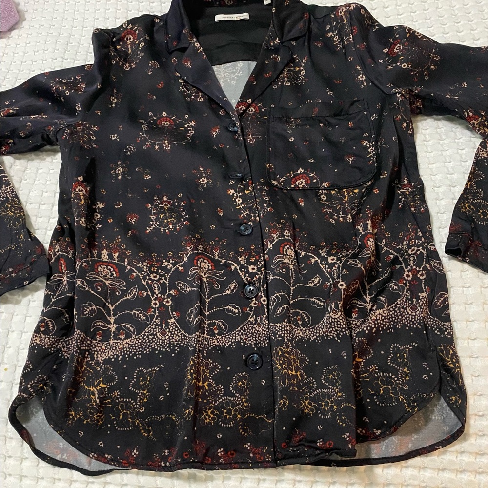 Rebecca Taylor gossamer fleur blouse - Picture 4 of 5